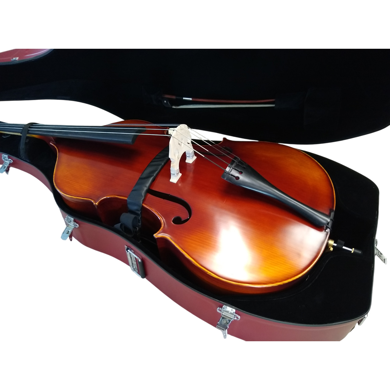 Enthral III Bass Case – Red Satin - Image 7