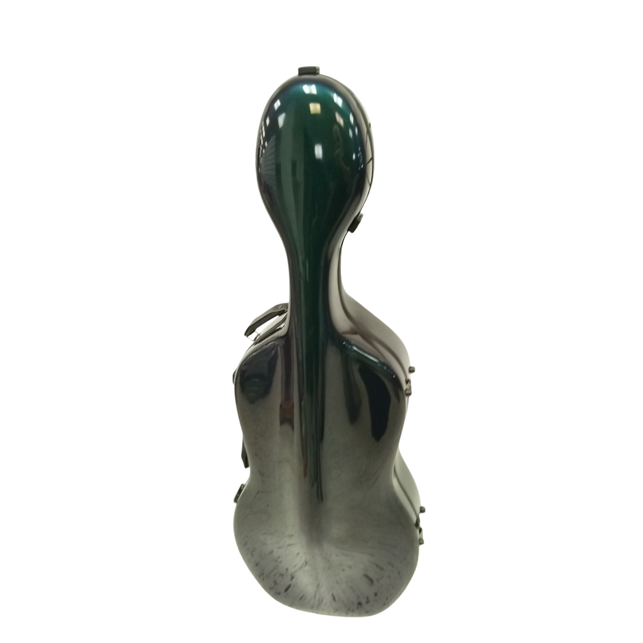 Enthral II Cello Case – Poly Carbon Fiber – Green Sparkle